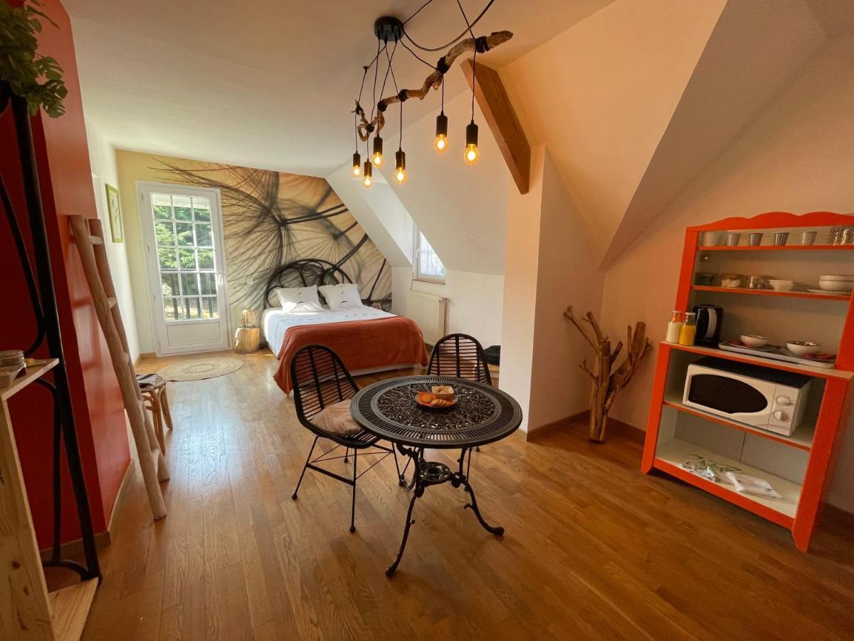 Belle Chambre Double Orange Tout Bonnement Bien Putot-en-Auge Exterior foto